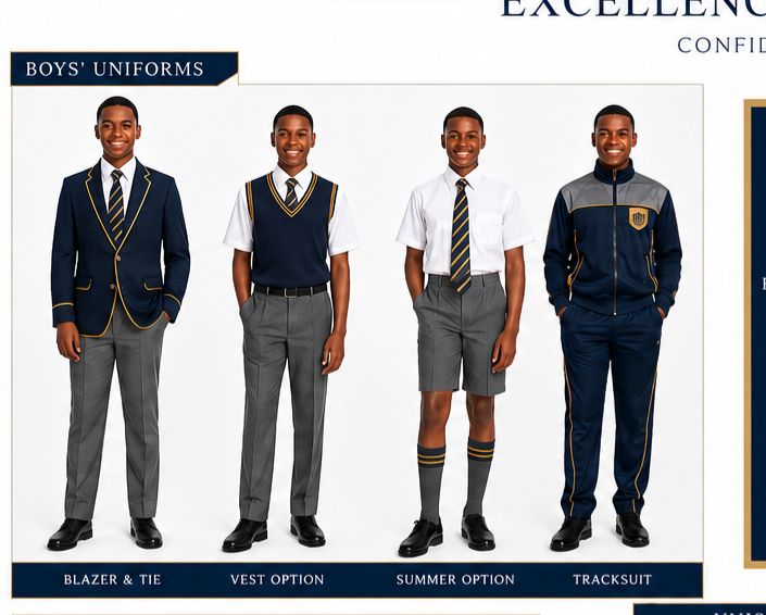Streamrock Boys Uniform Variations